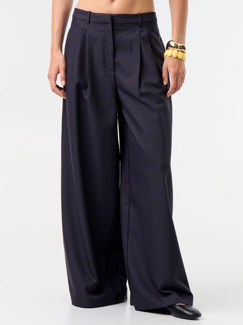 Pantalón ancho de talle alto - Kiabi Pantalón ancho de talle alto - Kiabi