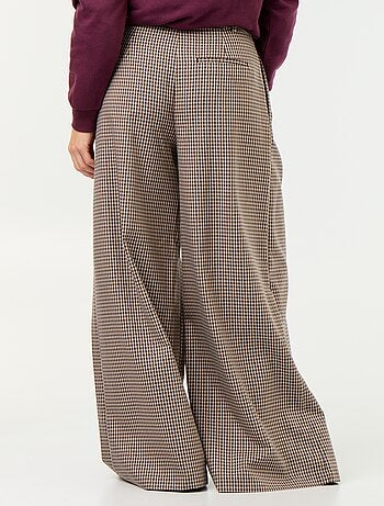 Pantalón ancho de talle alto