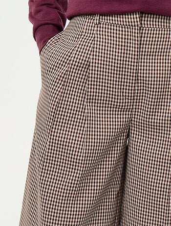 Pantalón ancho de talle alto