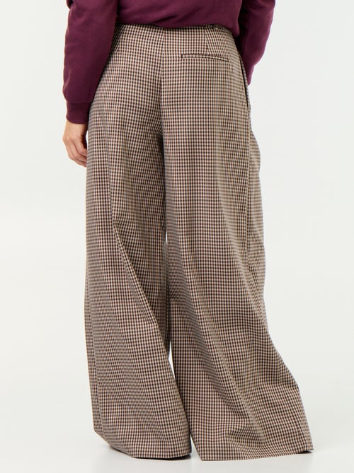 Pantalón ancho de talle alto - Kiabi Pantalón ancho de talle alto - Kiabi