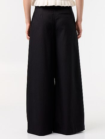 Pantalón ancho de talle alto
