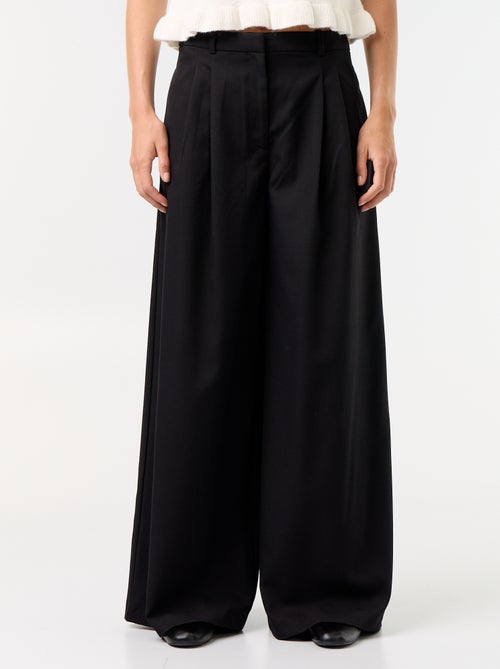 Pantalón ancho de talle alto - Kiabi Pantalón ancho de talle alto - Kiabi