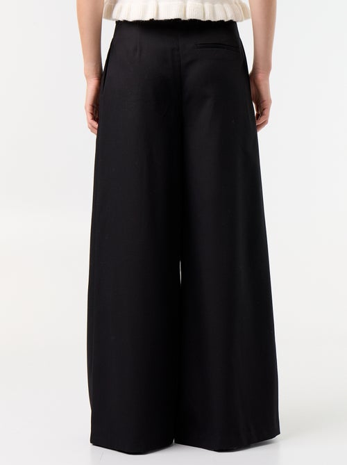 Pantalón ancho de talle alto - Kiabi Pantalón ancho de talle alto - Kiabi