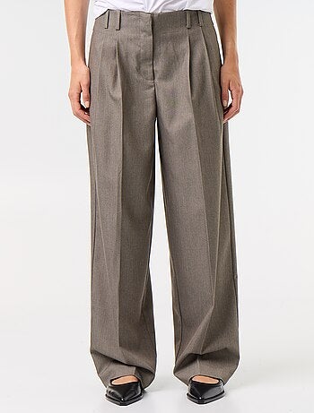 Pantalón ancho de talle alto