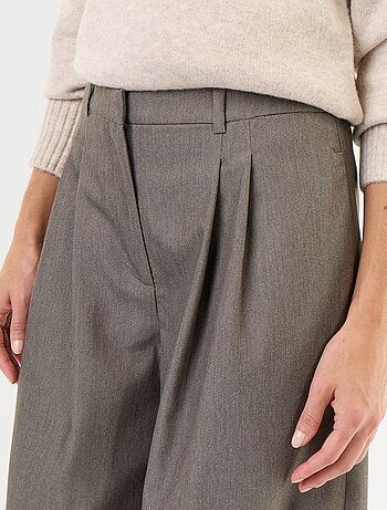 Pantalón ancho de talle alto