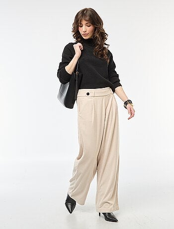 Pantalón ancho de terciopelo liso 'JDY'