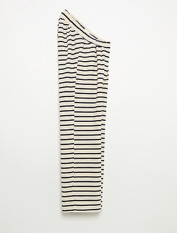 Pantalón ancho de tiro alto - colección fácil de poner
