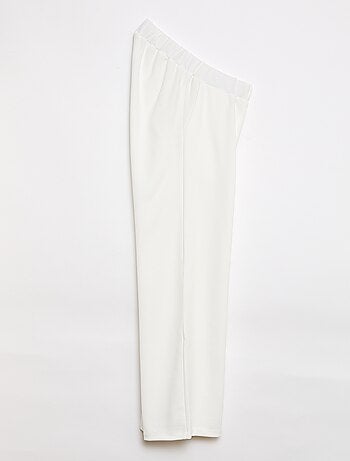 Pantalón ancho de tiro alto - Fácil de Poner