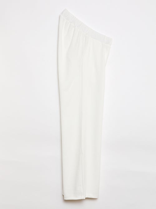 Pantalón ancho de tiro alto - Fácil de Poner - Kiabi