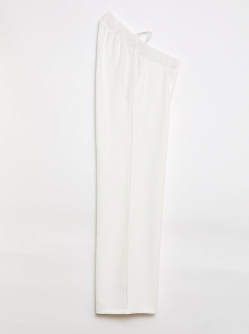 Pantalón ancho de tiro alto - Fácil de Poner - Kiabi