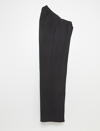 Pantalón ancho de tiro alto - Fácil de Poner
