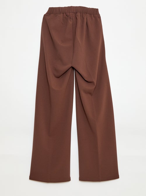 Pantalón ancho de tiro alto - So Easy - Kiabi