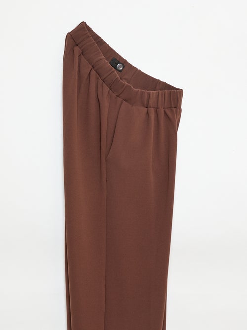 Pantalón ancho de tiro alto - So Easy - Kiabi