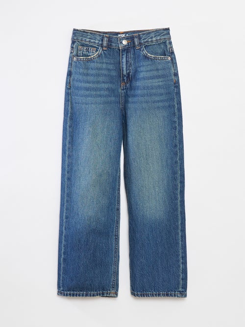 Pantalón ancho de tiro alto - Kiabi