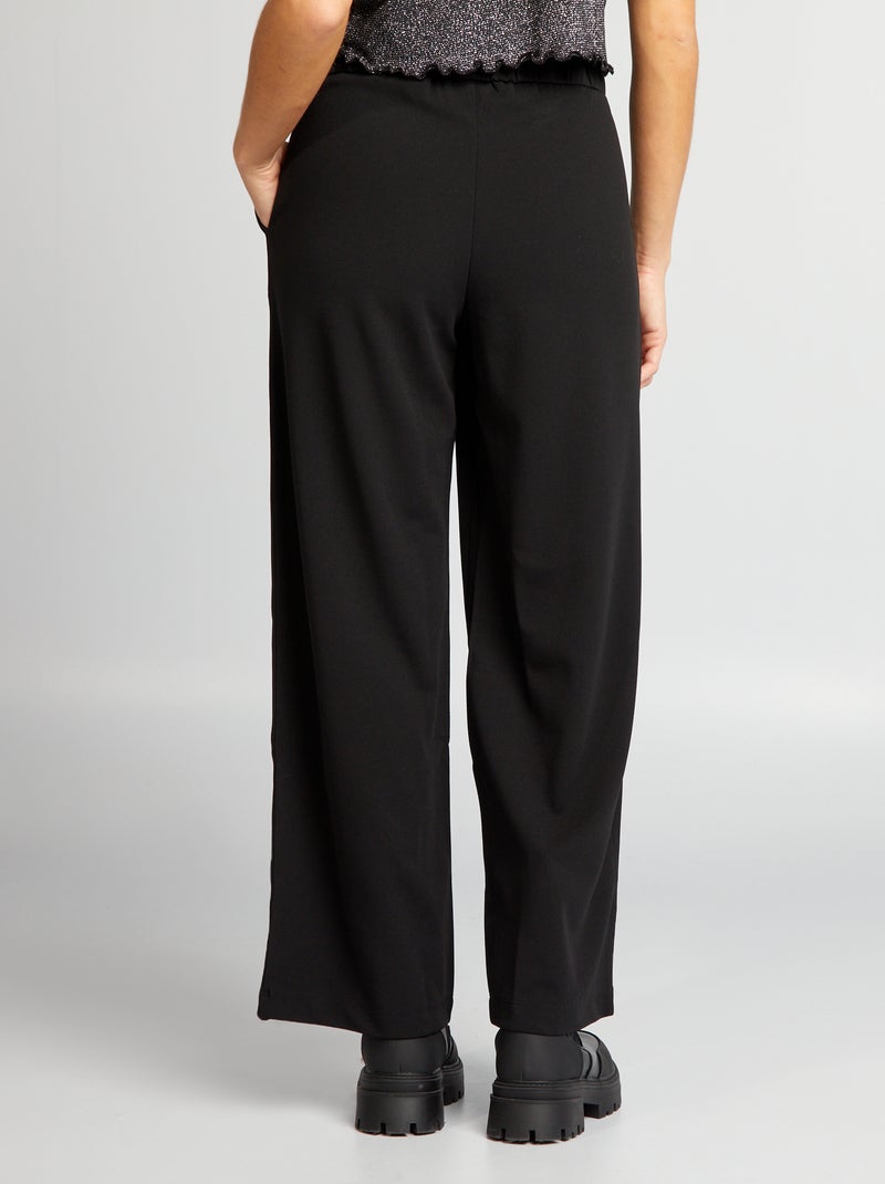 Pantalón ancho de tiro alto 'JDY' NEGRO - Kiabi