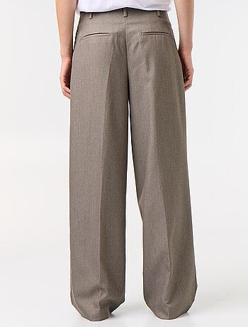 Pantalón ancho de tiro alto