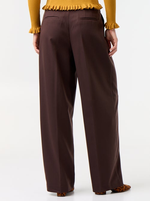 Pantalón ancho de tiro alto - Kiabi Pantalón ancho de tiro alto - Kiabi