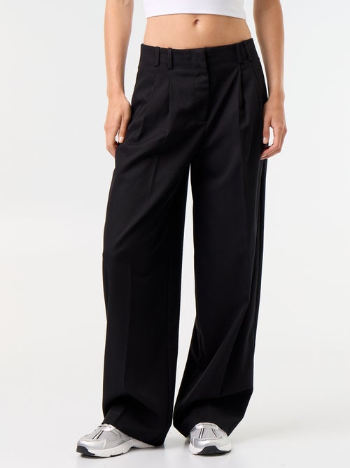 Pantalón ancho de tiro alto - Kiabi Pantalón ancho de tiro alto - Kiabi