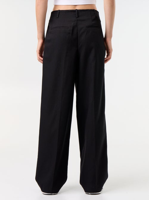 Pantalón ancho de tiro alto - Kiabi Pantalón ancho de tiro alto - Kiabi