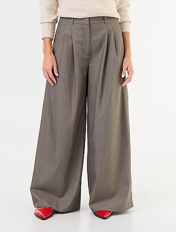 Pantalón ancho de tiro alto