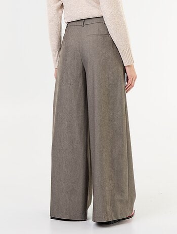 Pantalón ancho de tiro alto
