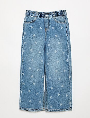 Pantalón ancho de vaquero