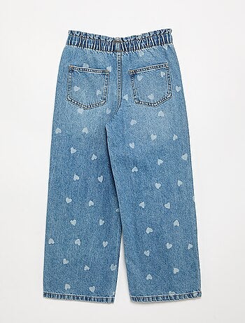 Pantalón ancho de vaquero