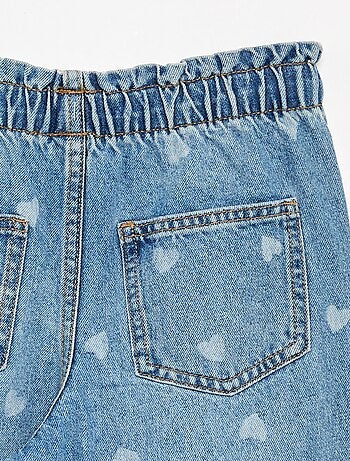 Pantalón ancho de vaquero