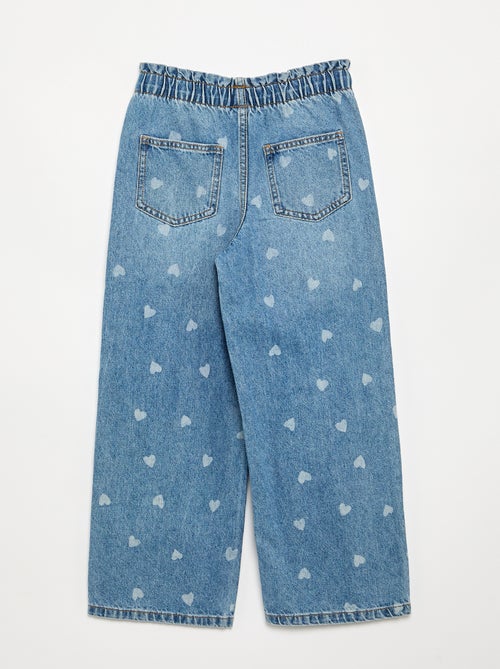 Pantalón ancho de vaquero - Kiabi