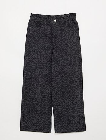 Pantalón ancho de vaquero