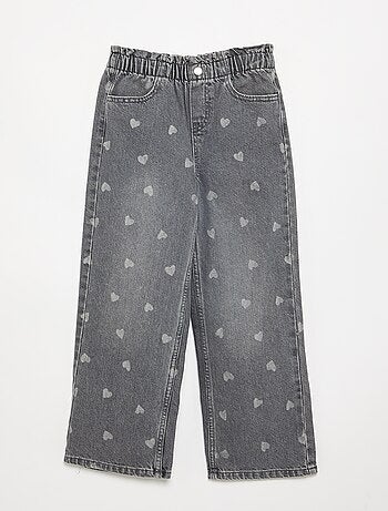 Pantalón ancho de vaquero
