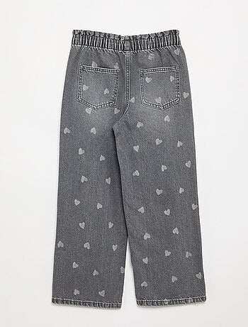 Pantalón ancho de vaquero