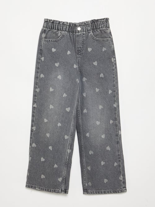 Pantalón ancho de vaquero - Kiabi