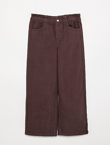 Pantalón ancho de vaquero