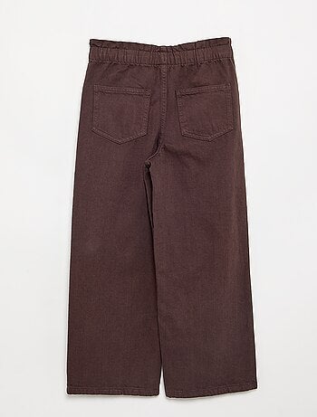 Pantalón ancho de vaquero