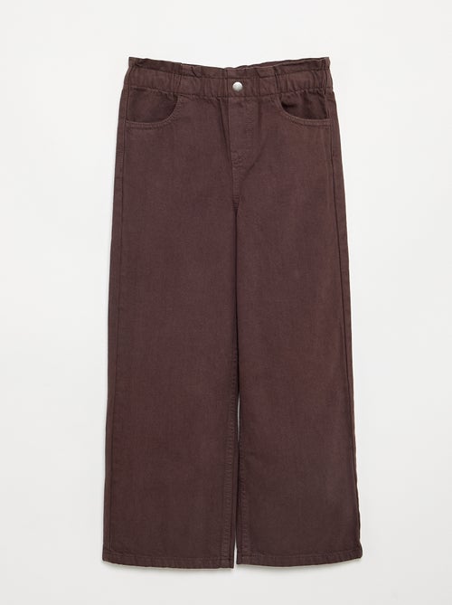 Pantalón ancho de vaquero - Kiabi