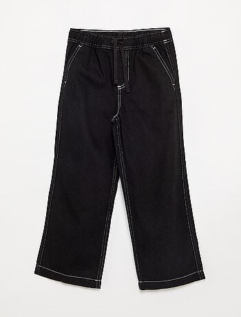 Pantalón ancho de vaquero