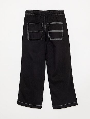 Pantalón ancho de vaquero
