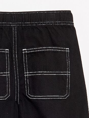 Pantalón ancho de vaquero