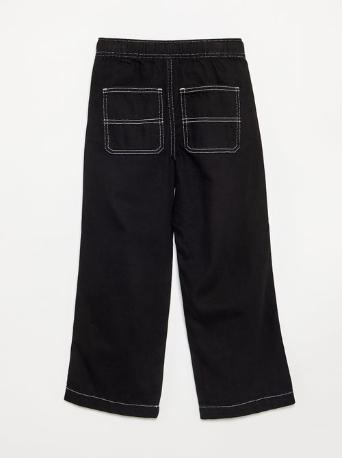 Pantalón ancho de vaquero - Kiabi