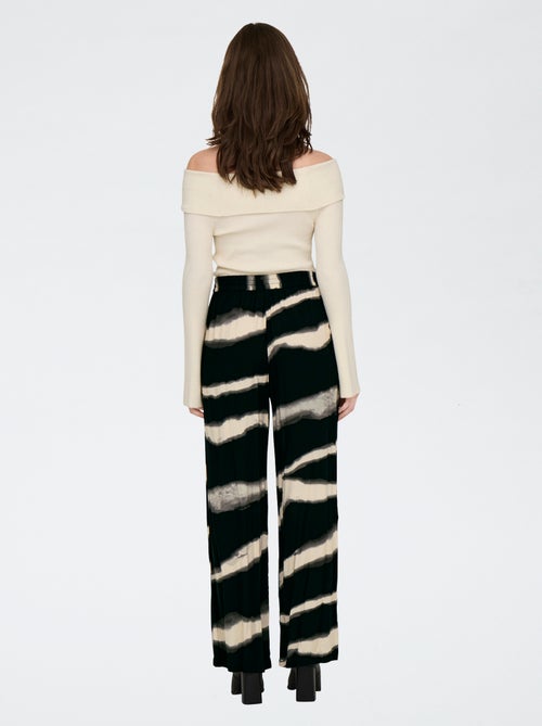 Pantalón ancho estampado 'JDY' - Kiabi