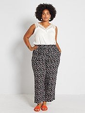 pantalones de vestir mujer anchos