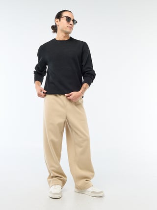 Pantalón ancho estilo jogging