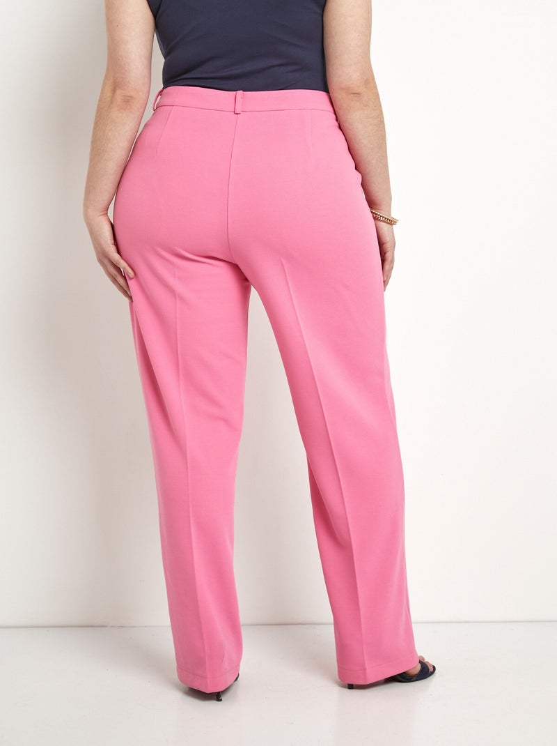 Pantalón ancho fluido - Afibel Rosa - Kiabi