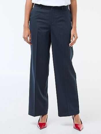 Pantalón ancho fluido liso