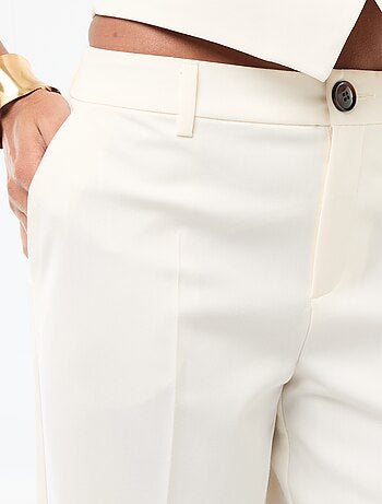 Pantalón ancho fluido liso