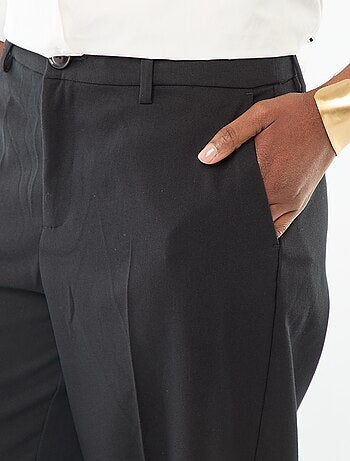 Pantalón ancho fluido liso