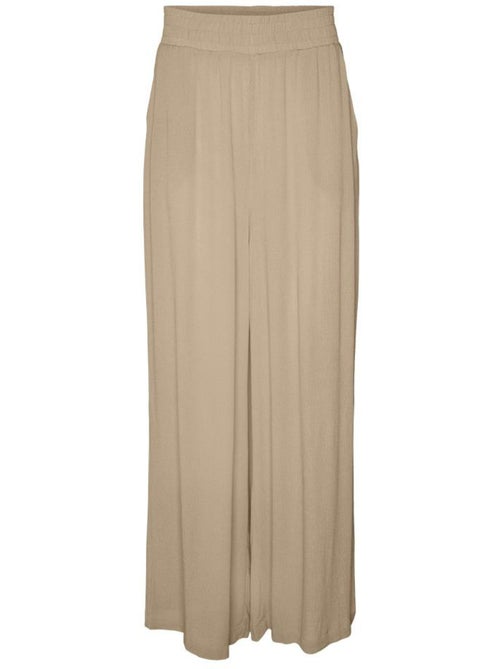Pantalón Ancho Fluido Vero Moda Menny para Mujer - Kiabi Pantalón Ancho Fluido Vero Moda Menny para Mujer - Kiabi