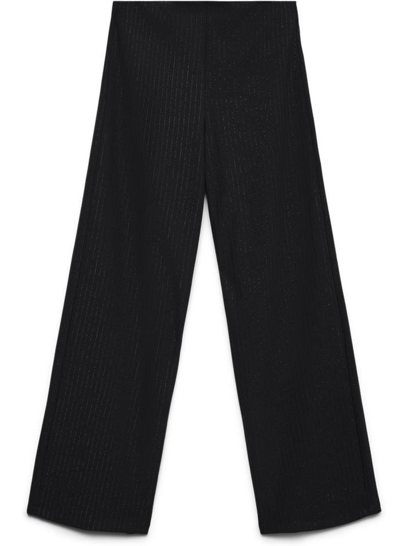 Pantalón Ancho Fluido Vero Moda para Mujer Negro - Kiabi
