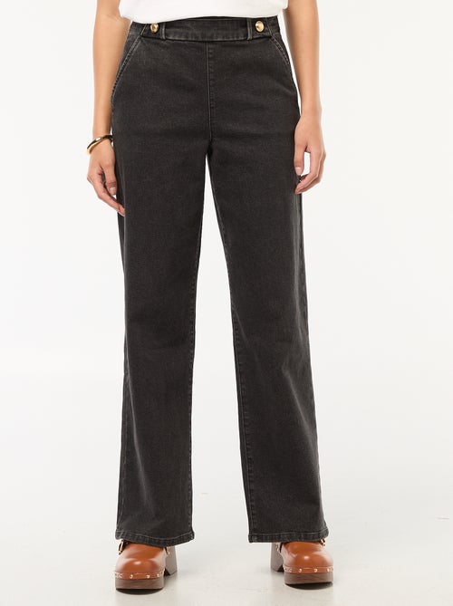 Pantalón ancho 'JDY' con botones decorativos en la cintura - Kiabi